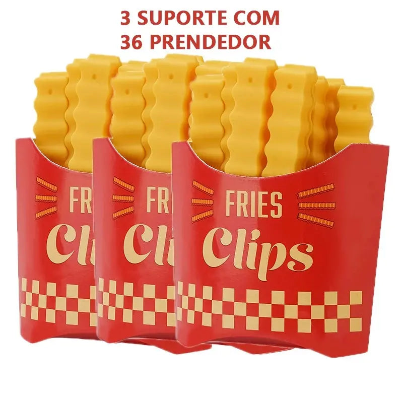 12 pregadores Seladoras Batatas Fritas À Prova De Umidade 12 Clipes De Vedação De Conservação Fresca Ímã AgoraFacilita