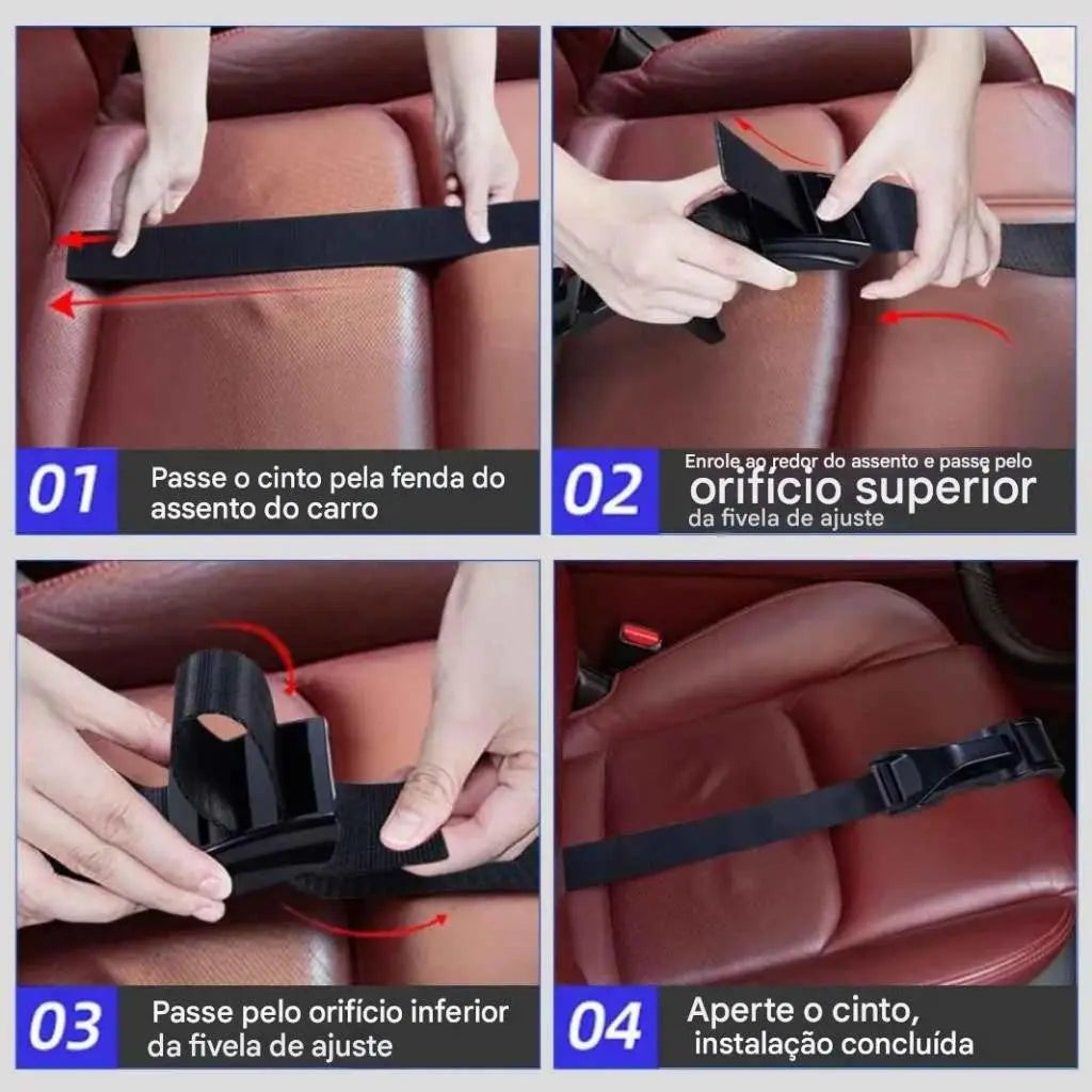 Adaptador de Cinto para Gestante com Ajuste de Alívio AgoraFacilita