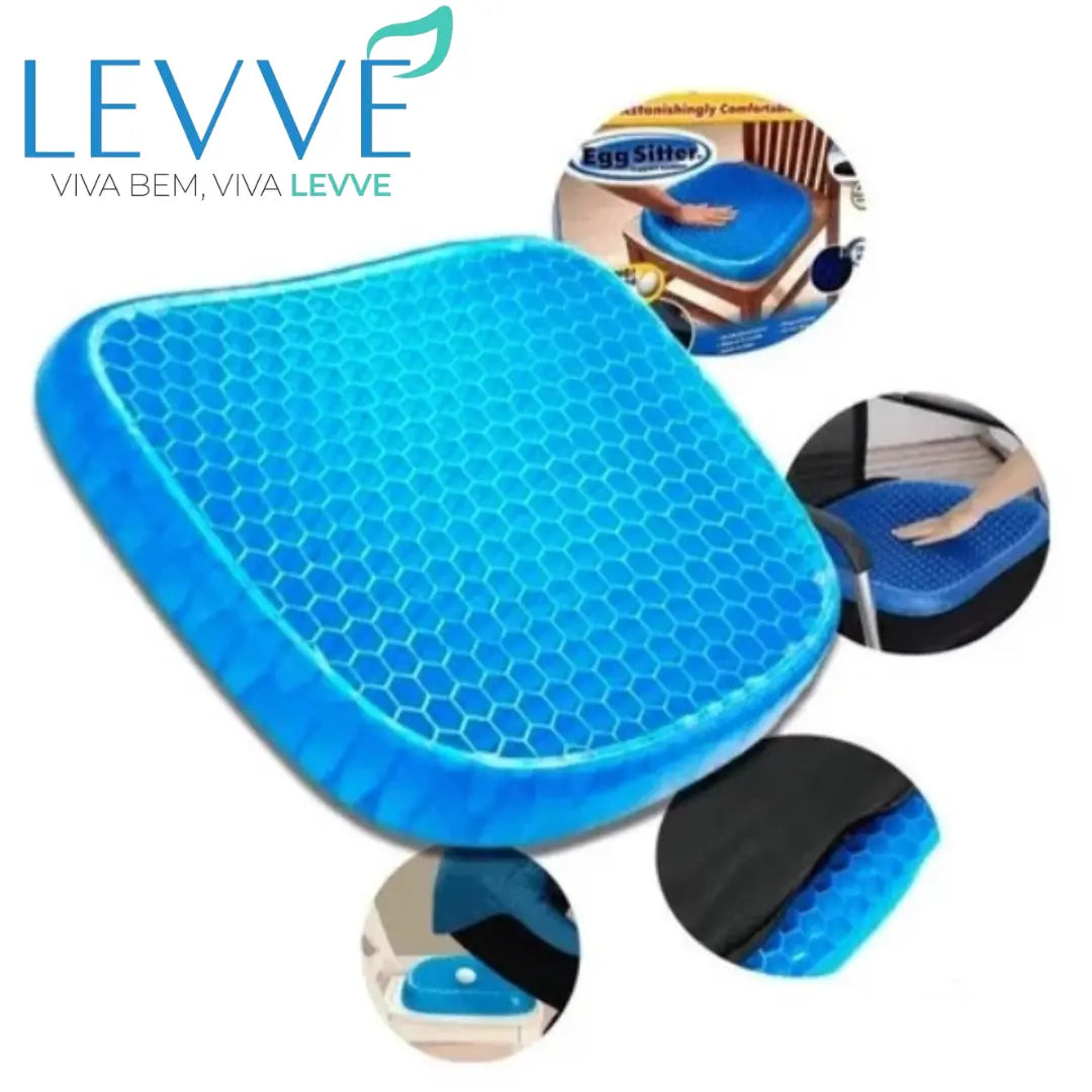 🛋️ Almofada Alivius – Levve - Chega de sofrer com dores ao sentar! BRINDE EXCLUSIVO shopee