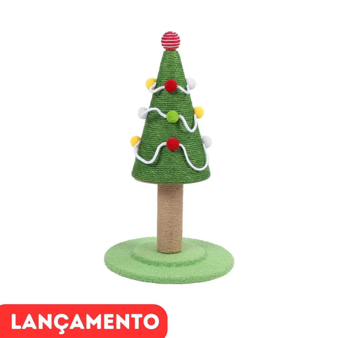 Árvore de Natal Arranhável para Gatos Mimers