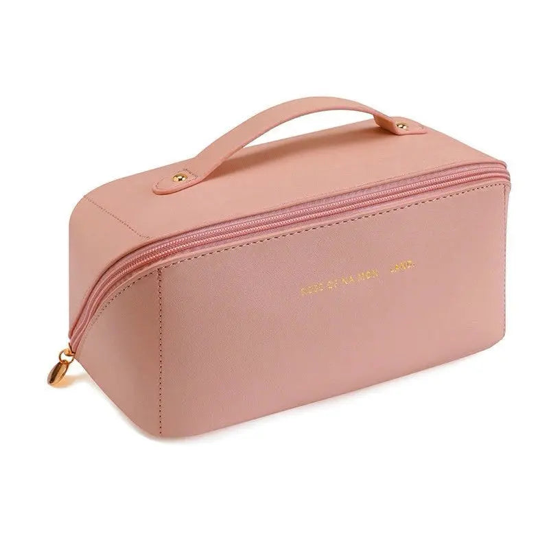 Bolsa Necessaire Organizador de Maquiagem Espaçosa Portátil Ideal para Viagem e Uso Diário AgoraFacilita