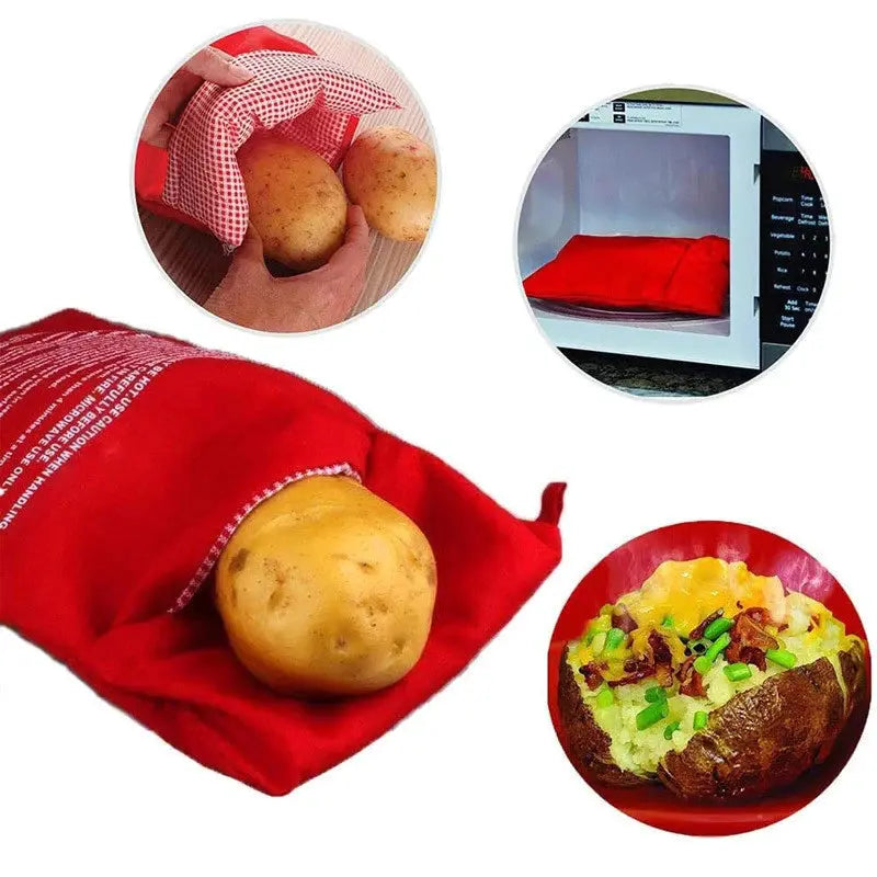 Bolsa/Saco De Microondas Reutilizavel Para Assar Batata 25X19Cm AgoraFacilita