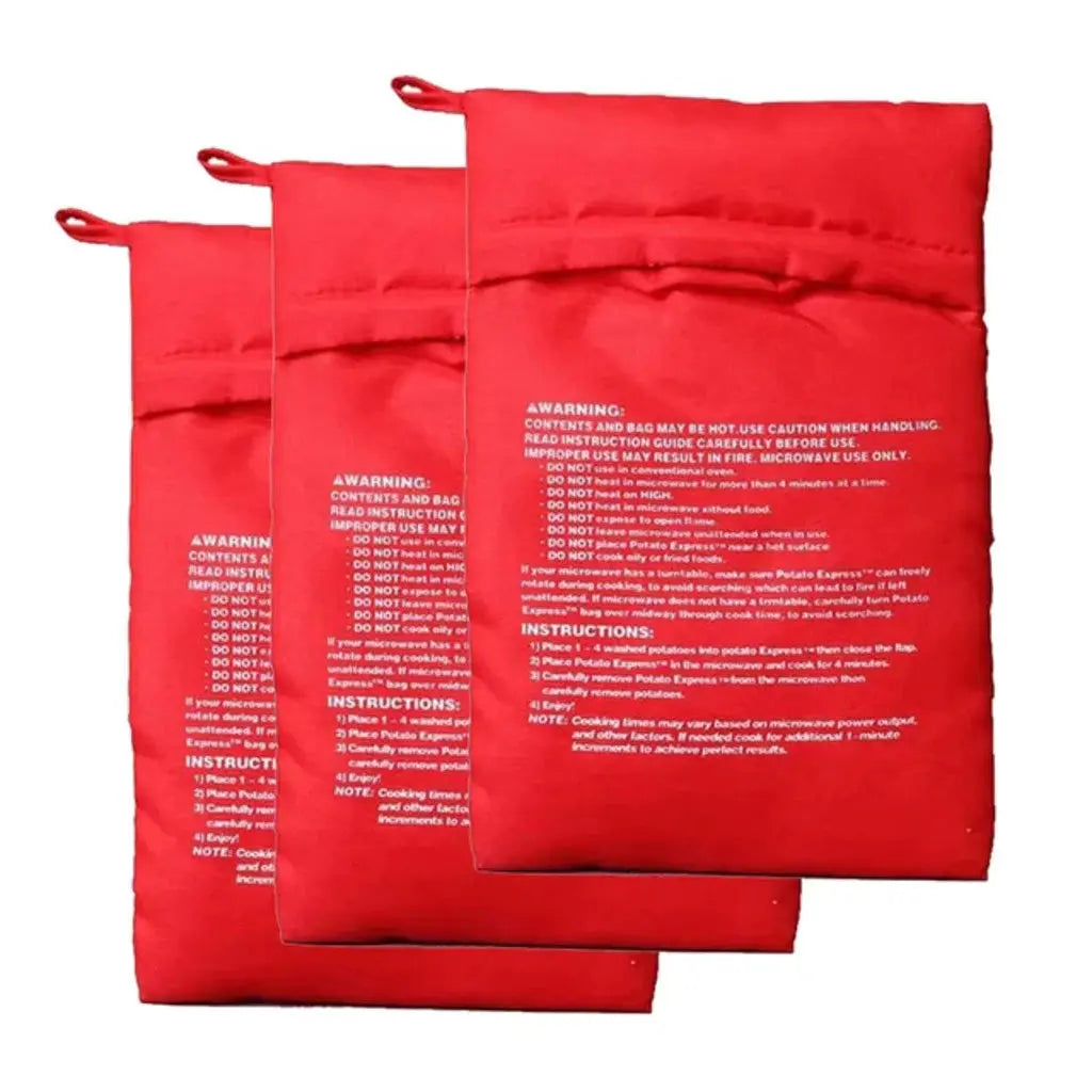 Bolsa/Saco De Microondas Reutilizavel Para Assar Batata 25X19Cm AgoraFacilita