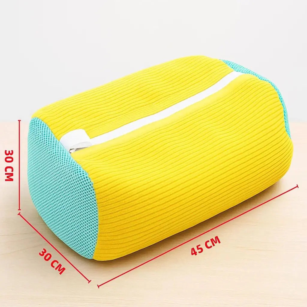 Bolsa de Lavar Tênis Sapatos Malha Lavanderia Anti Deformação AgoraFacilita