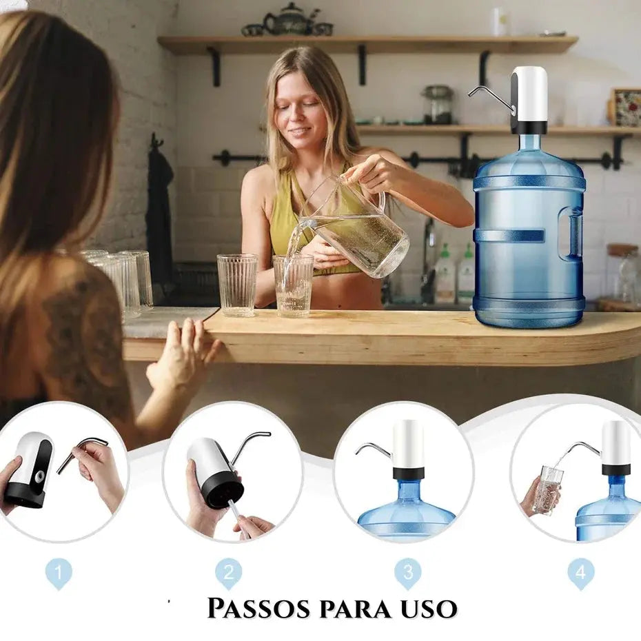 Bomba Elétrica para Galão - Carregamento USB shopee