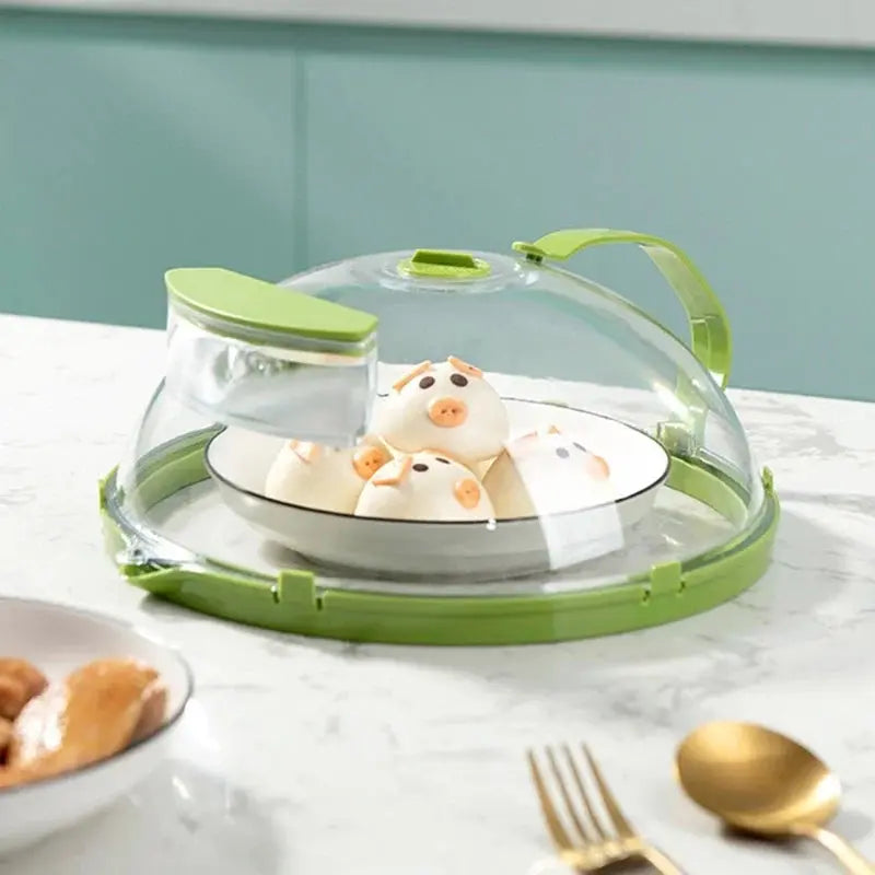 🌟 CLEARCOVER – A tampa que mantém suas refeições suculentas 🍲 e seu micro-ondas sempre limpo 🧼! PECHINCHA CHIC