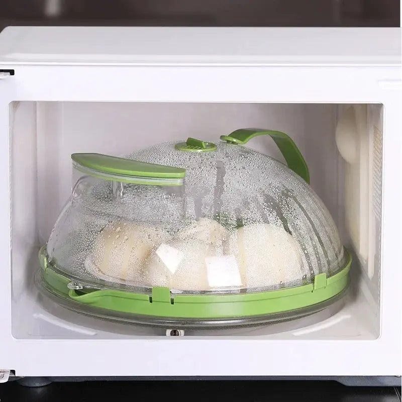 🌟 CLEARCOVER – A tampa que mantém suas refeições suculentas 🍲 e seu micro-ondas sempre limpo 🧼! PECHINCHA CHIC