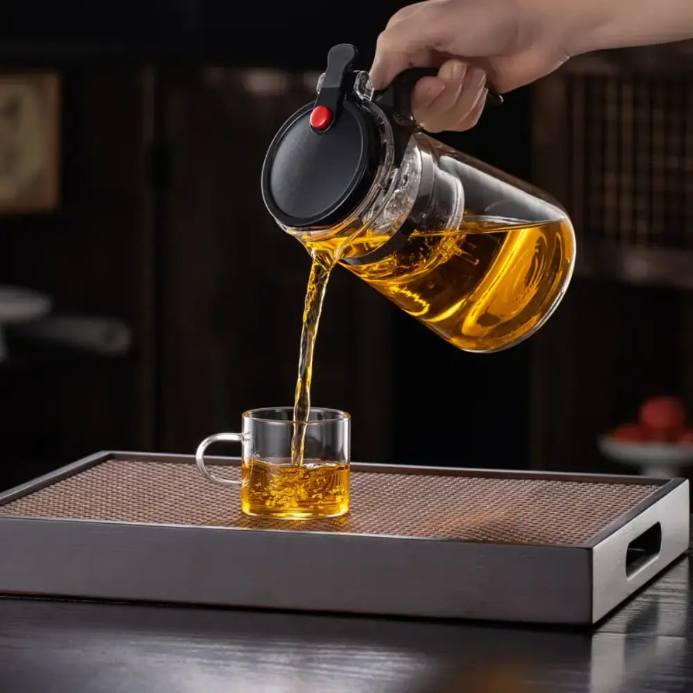 Chaleira Bule de Vidro com Infusor - Tida Decoratida