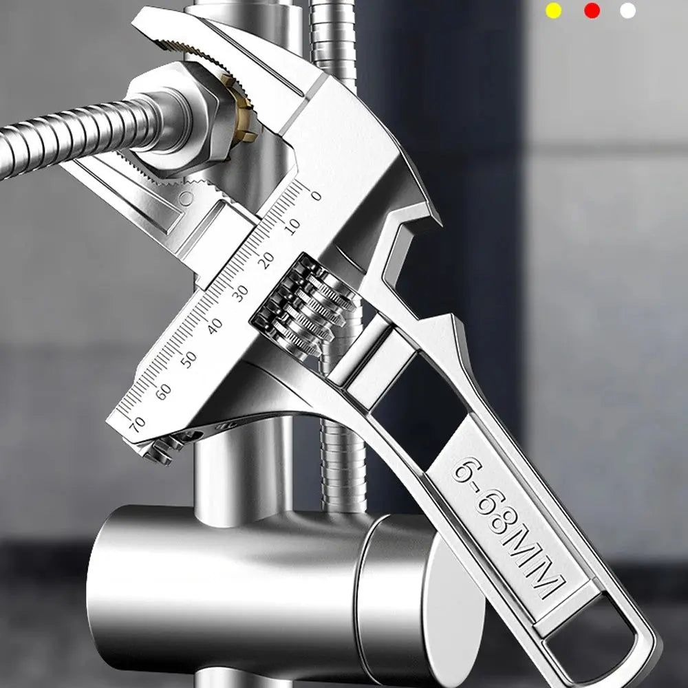 Chave Ajustável Universal de Grande Abertura 6–68mm – Multiuso para Reparos Domésticos e Tubos Produtgy