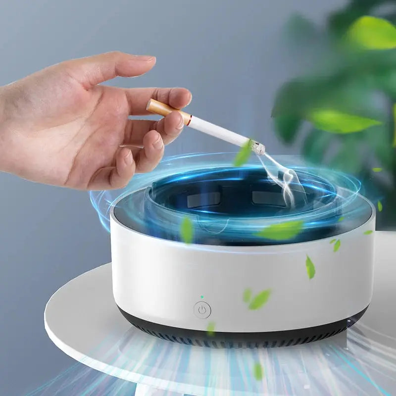 Cinzeiro Purificador De Ar Eletrônico Removedor De Fumaça AgoraFacilita