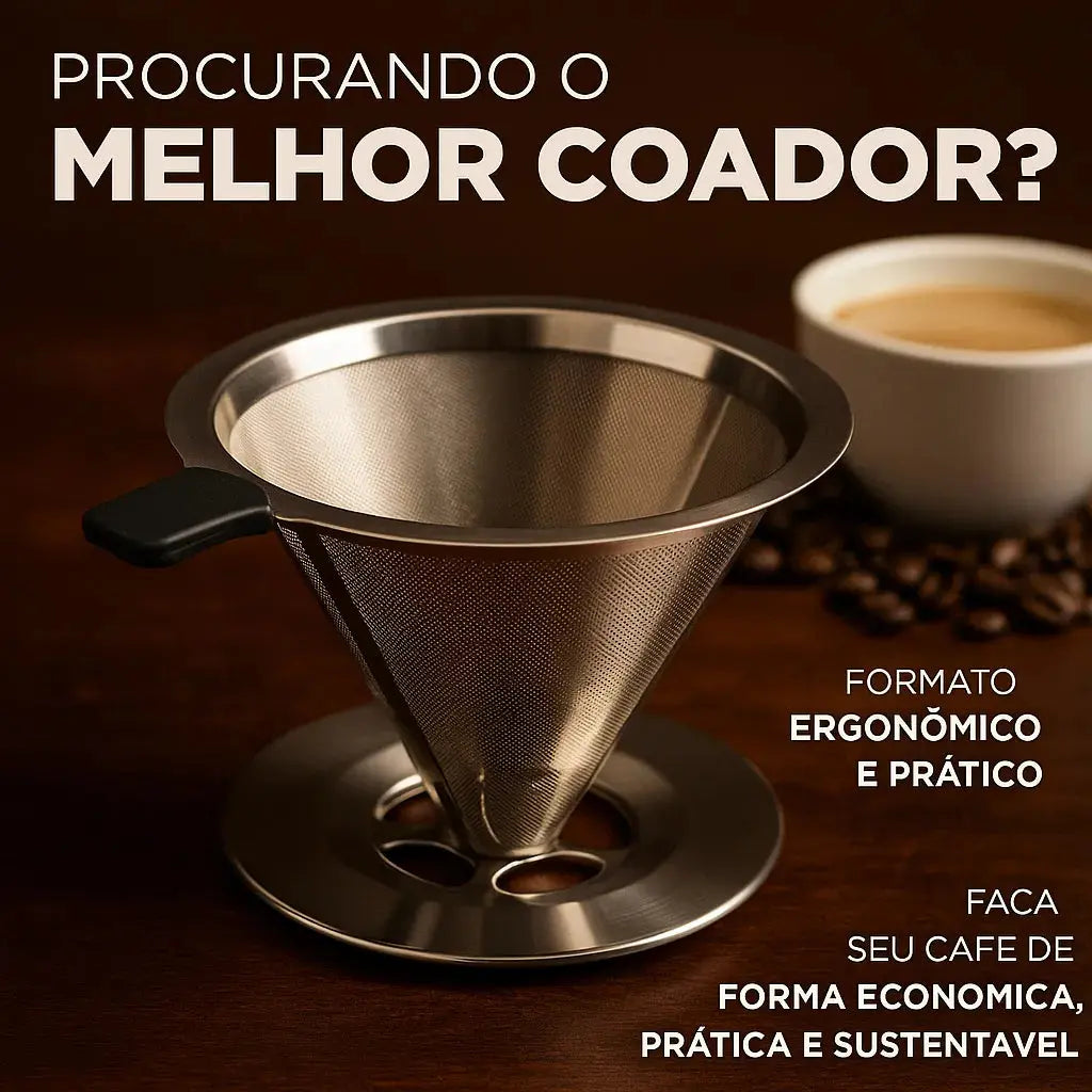 Coador com Filtro de Café Reutilizável - CoFilter My Store
