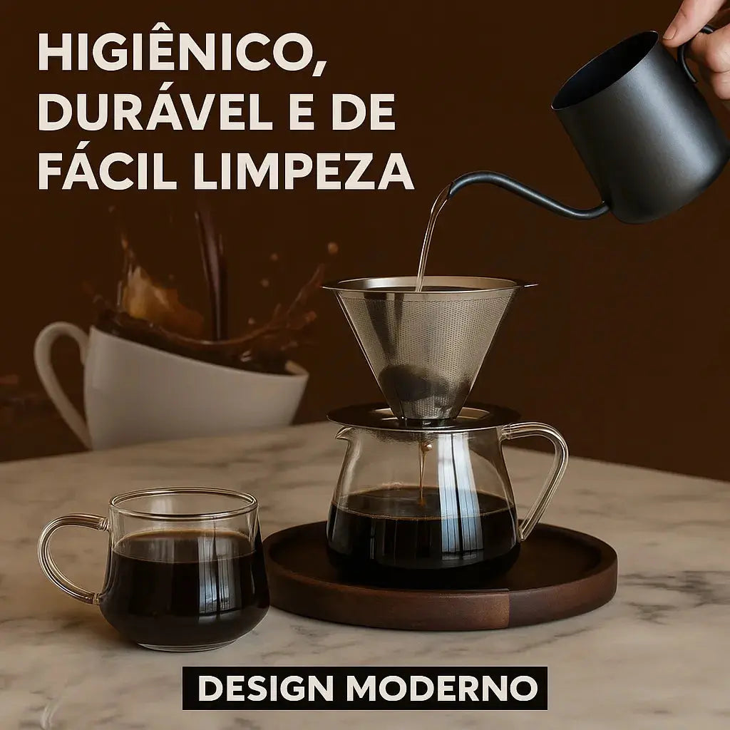 Coador com Filtro de Café Reutilizável - CoFilter My Store