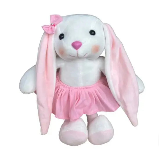 Coelho de Pelúcia Coelhinho 35cm Antialérgico Decorativo Infantil Presente Páscoa AgoraFacilita