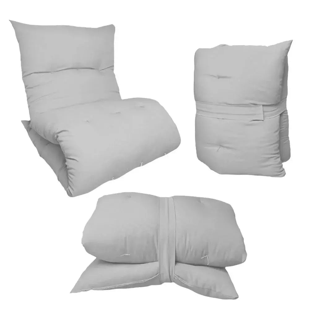 Colchonete Futon 170X60 CM Solteiro Dobrável Decorativo acampamento Almofada sofá AgoraFacilita