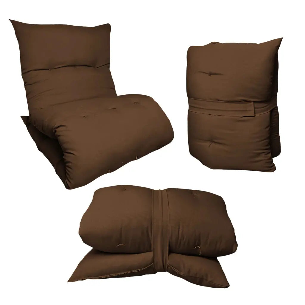 Colchonete Futon 170X60 CM Solteiro Dobrável Decorativo acampamento Almofada sofá AgoraFacilita