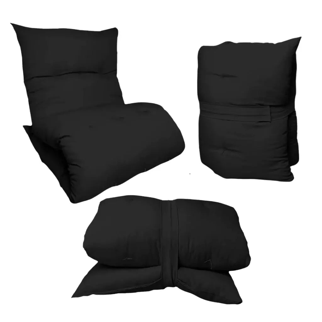 Colchonete Futon 170X60 CM Solteiro Dobrável Decorativo acampamento Almofada sofá AgoraFacilita