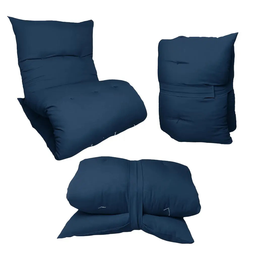 Colchonete Futon 170X60 CM Solteiro Dobrável Decorativo acampamento Almofada sofá AgoraFacilita