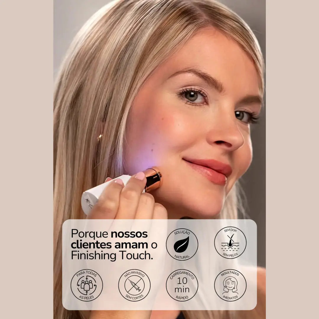 Depilador Facial - Finishing Touch Agora Facilita