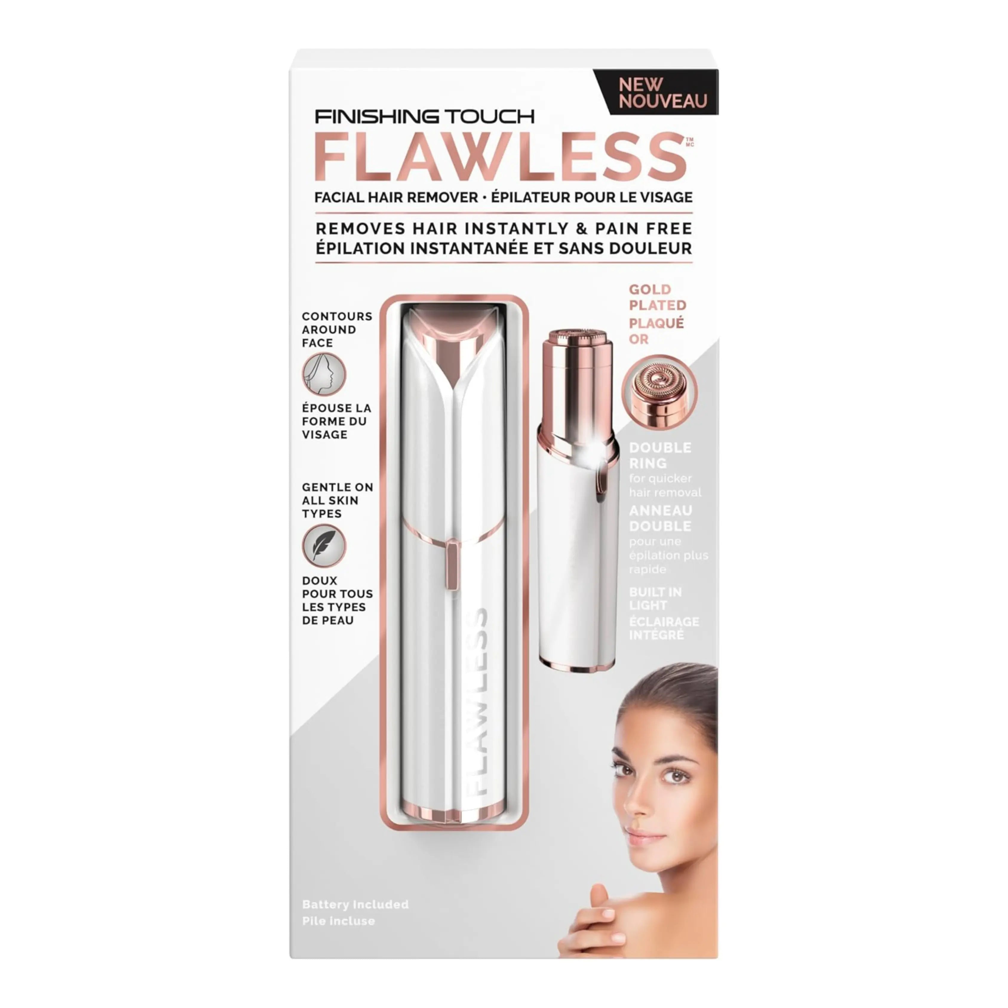 Depilador Facial - Finishing Touch Stiletto Life