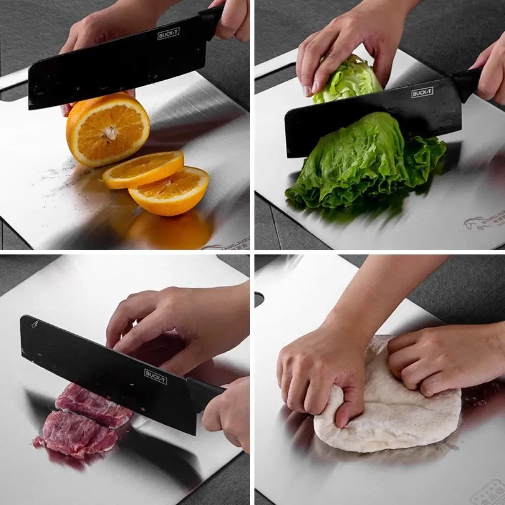 DomusCut Pro 304 - Tábua Inox Antibacteriana | O Novo Padrão da Cozinha Moderna AgoraFacilita