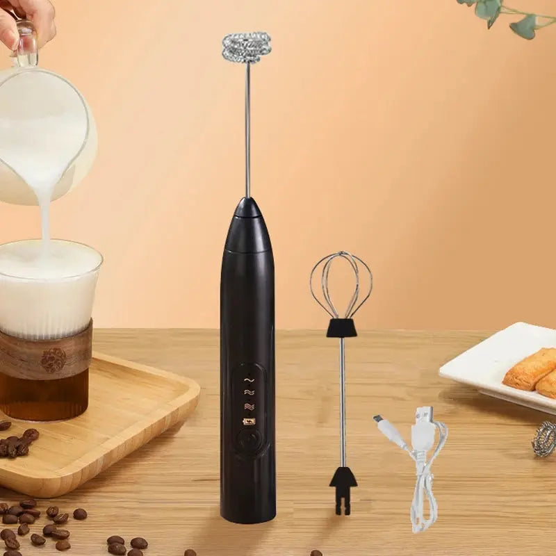 Electro Nest Misturador Bebidas Ovos Mini Mixer Fuê Portátil Elétrico Recarregável FR02 AgoraFacilita