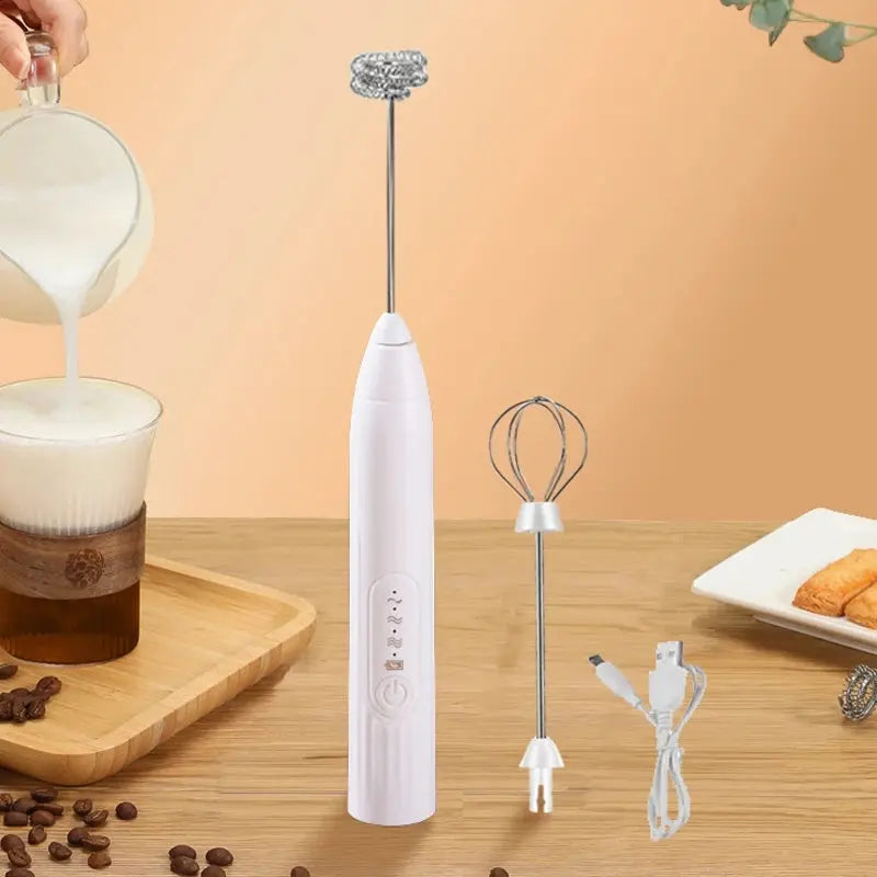 Electro Nest Misturador Bebidas Ovos Mini Mixer Fuê Portátil Elétrico Recarregável FR02 AgoraFacilita