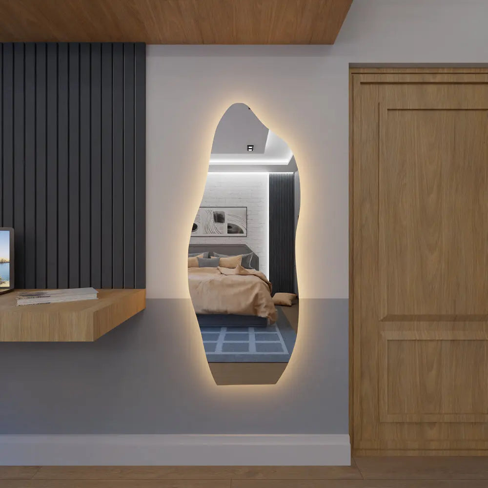 Espelho Orgânico Com Led 170cm x 70cm AgoraFacilita