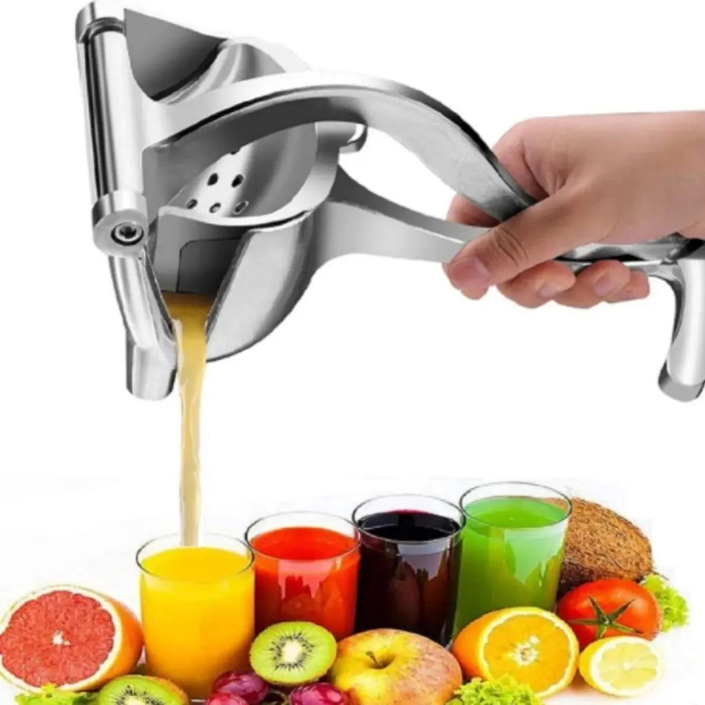Espremedor Manual De Laranja E Limão Grande Alumínio Fundido Forte AgoraFacilita
