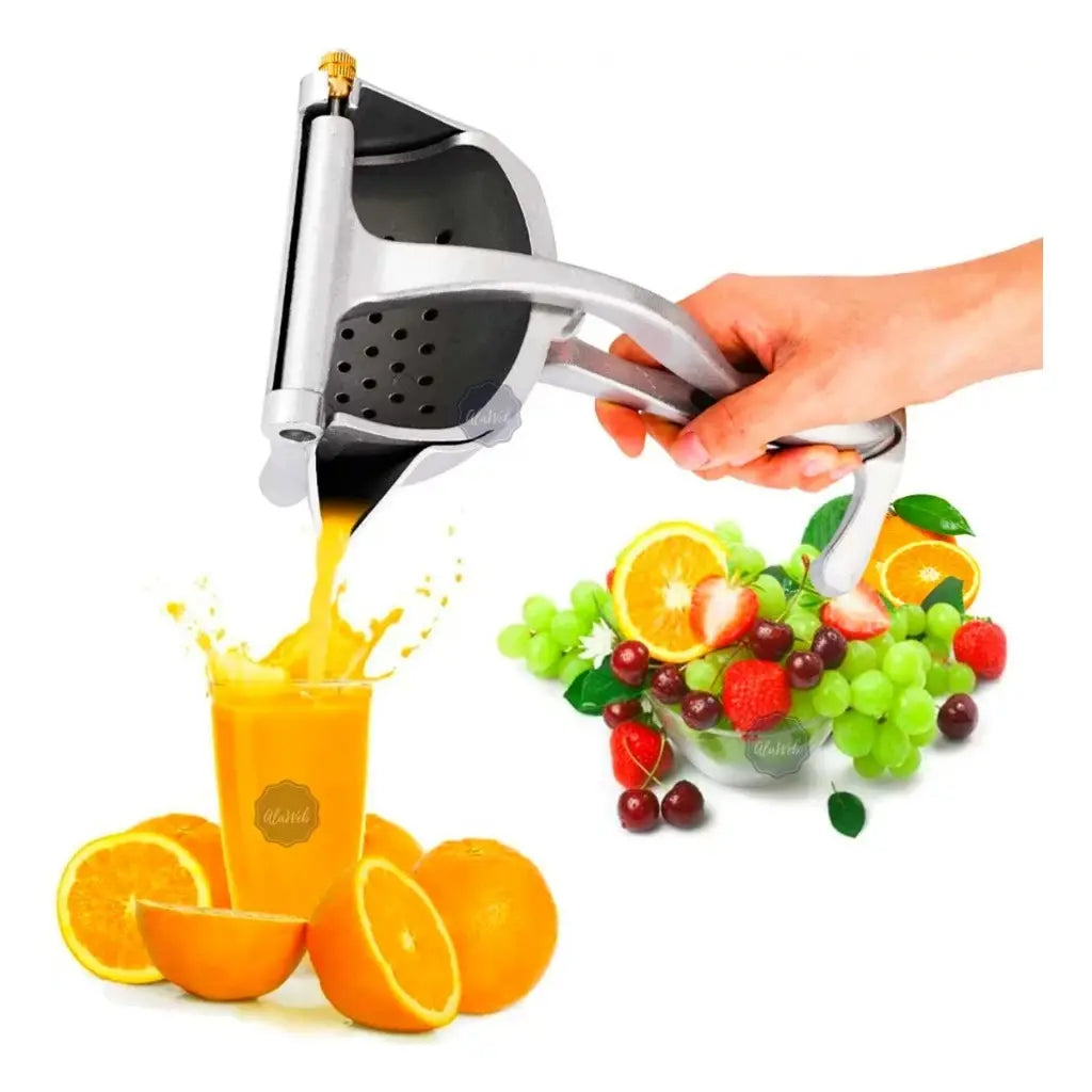 Espremedor Manual De Laranja E Limão Grande Alumínio Fundido Forte AgoraFacilita