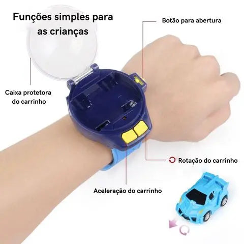 FastCar - Relógio com Carrinho de Controle Remoto AgoraFacilita