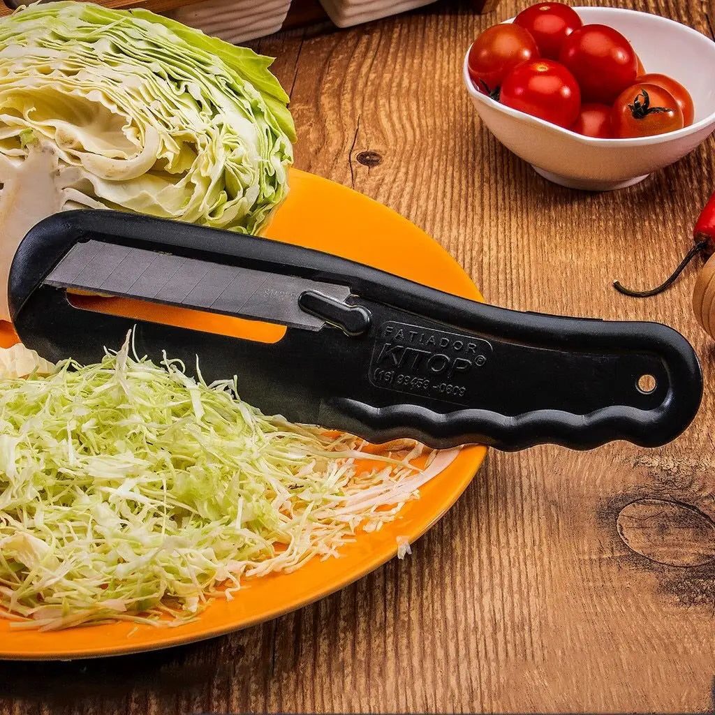 Fatiador de Legumes e Verduras Utensílio domésticos Corta Couve Fina AgoraFacilita