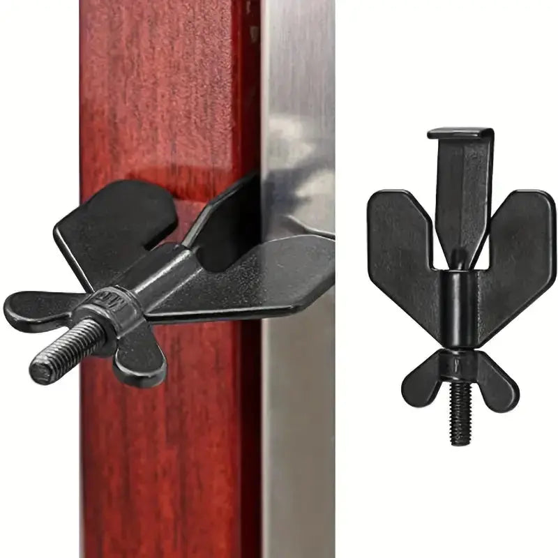Fechadura Trava Portátil De Segurança Porta De Hotel Aço Inox Tranca Ajustavel Anti Roubo AgoraFacilita