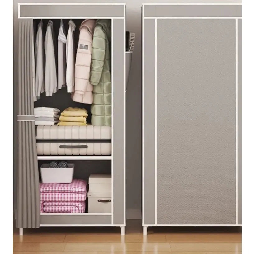 Guarda Roupa Portátil Desmontável Organizador Prático Solteiro e Casal AgoraFacilita