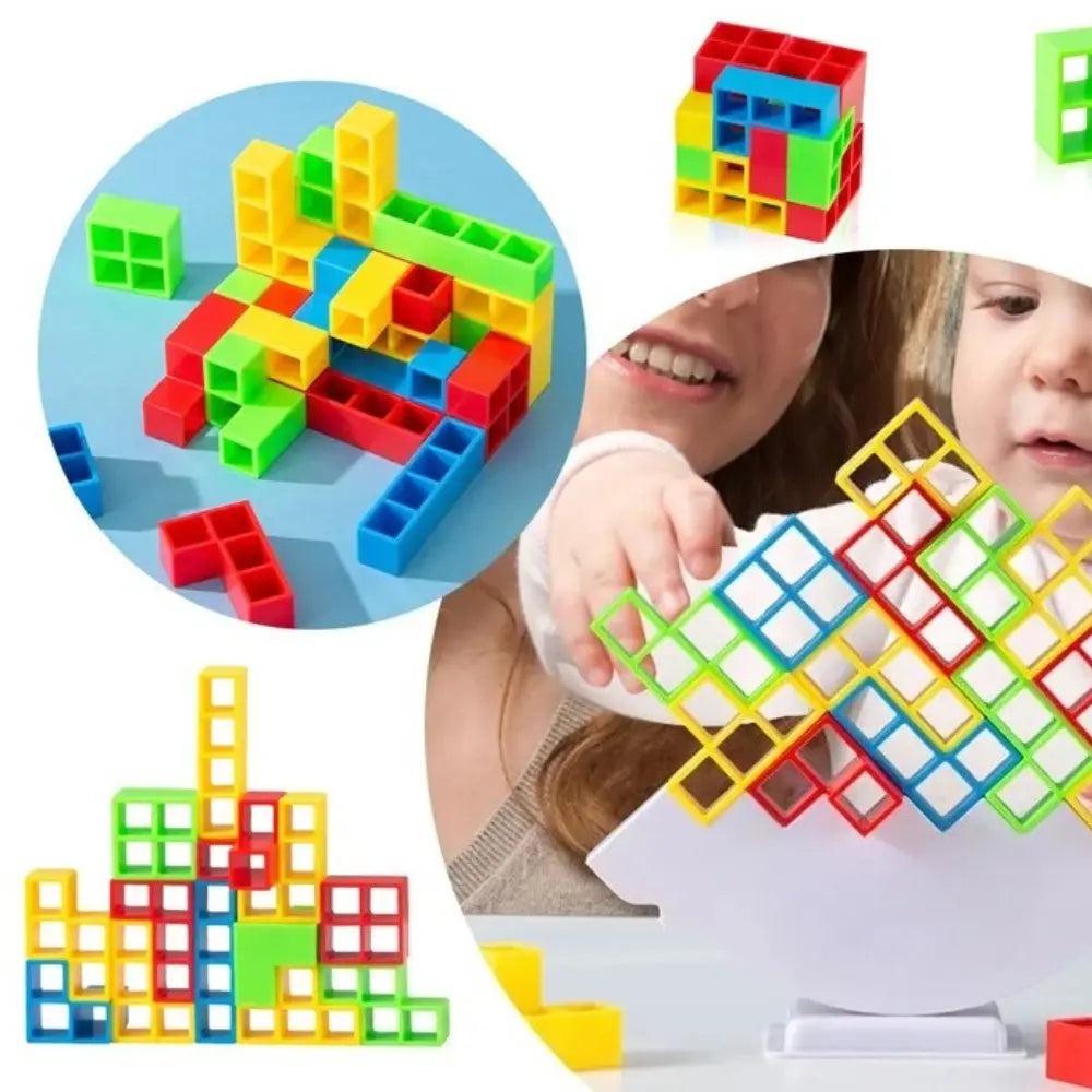 Jogo de Equilíbrio Educativo com Blocos de Empilhamento – Brinquedo Divertido para Crianças e Família Produtgy