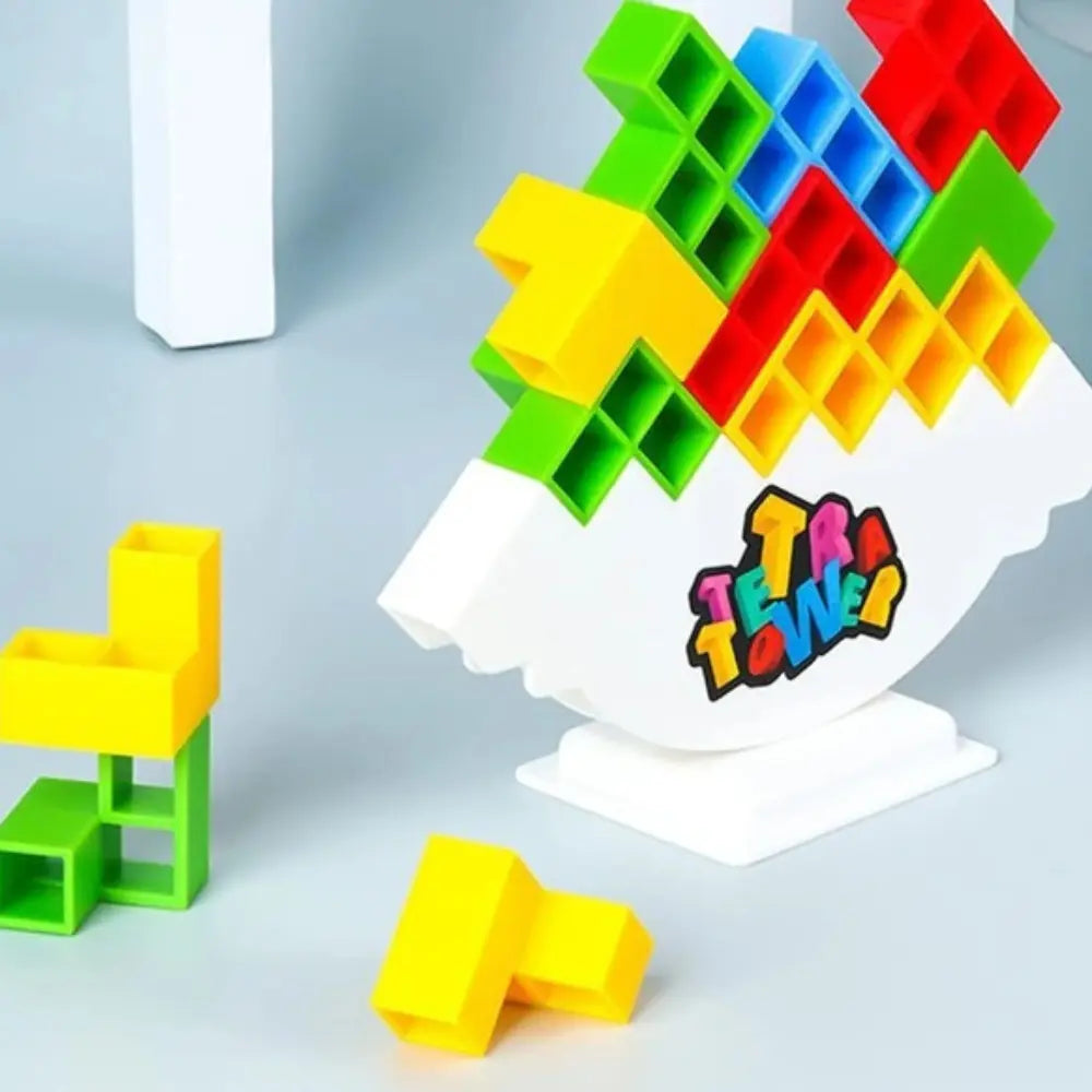 Jogo de Equilíbrio Educativo com Blocos de Empilhamento – Brinquedo Divertido para Crianças e Família Produtgy