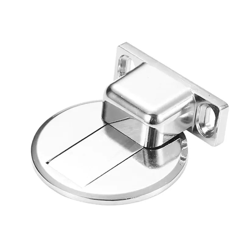 Kit 1/2/4 Prendedor de Porta Magnético Slim Cromado AgoraFacilita