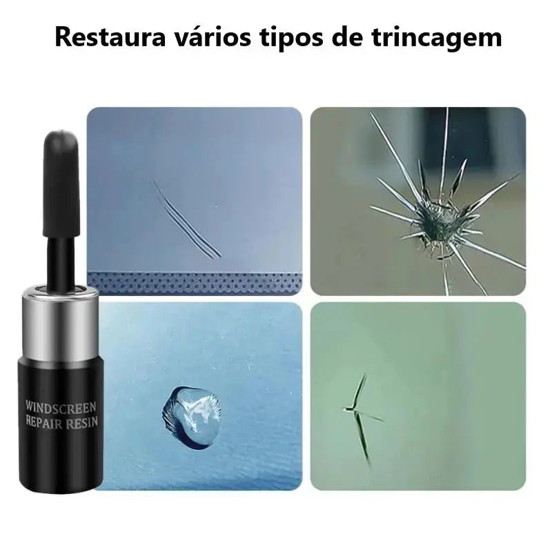 Kit Resina Reparador De Vidros Parabrisas Telas Trincados AgoraFacilita
