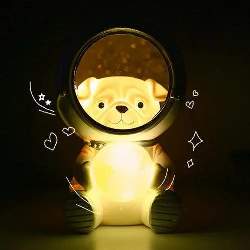 Luminária Pet Astronauta LED AgoraFacilita