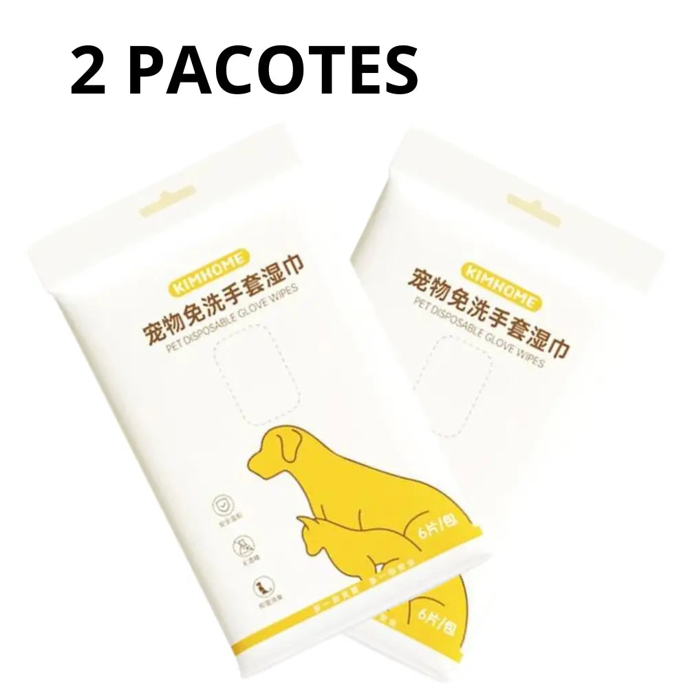 Luva de Limpeza Antibacteriana para Pets Mimers
