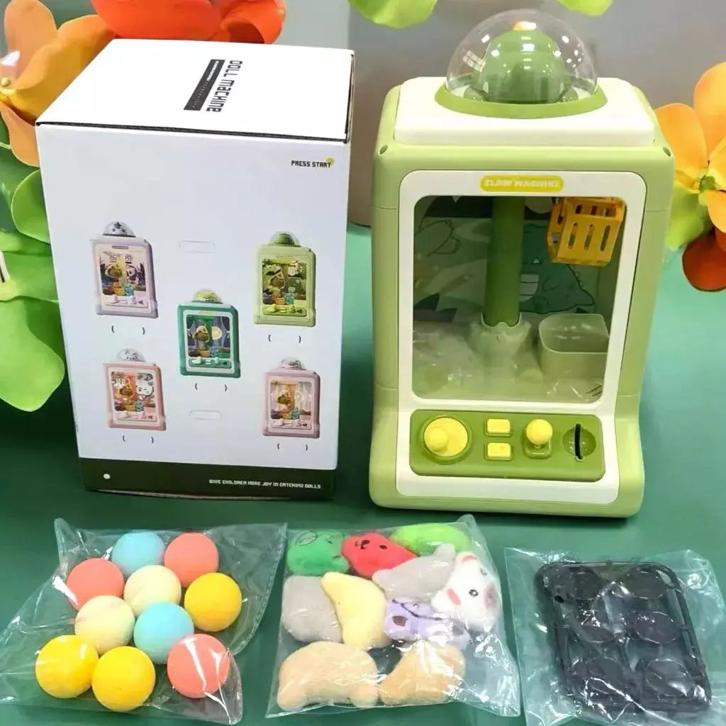 Máquina de Diversão Pega Ursinhos Infantil – Garra com Fichas e Brindes Produtgy