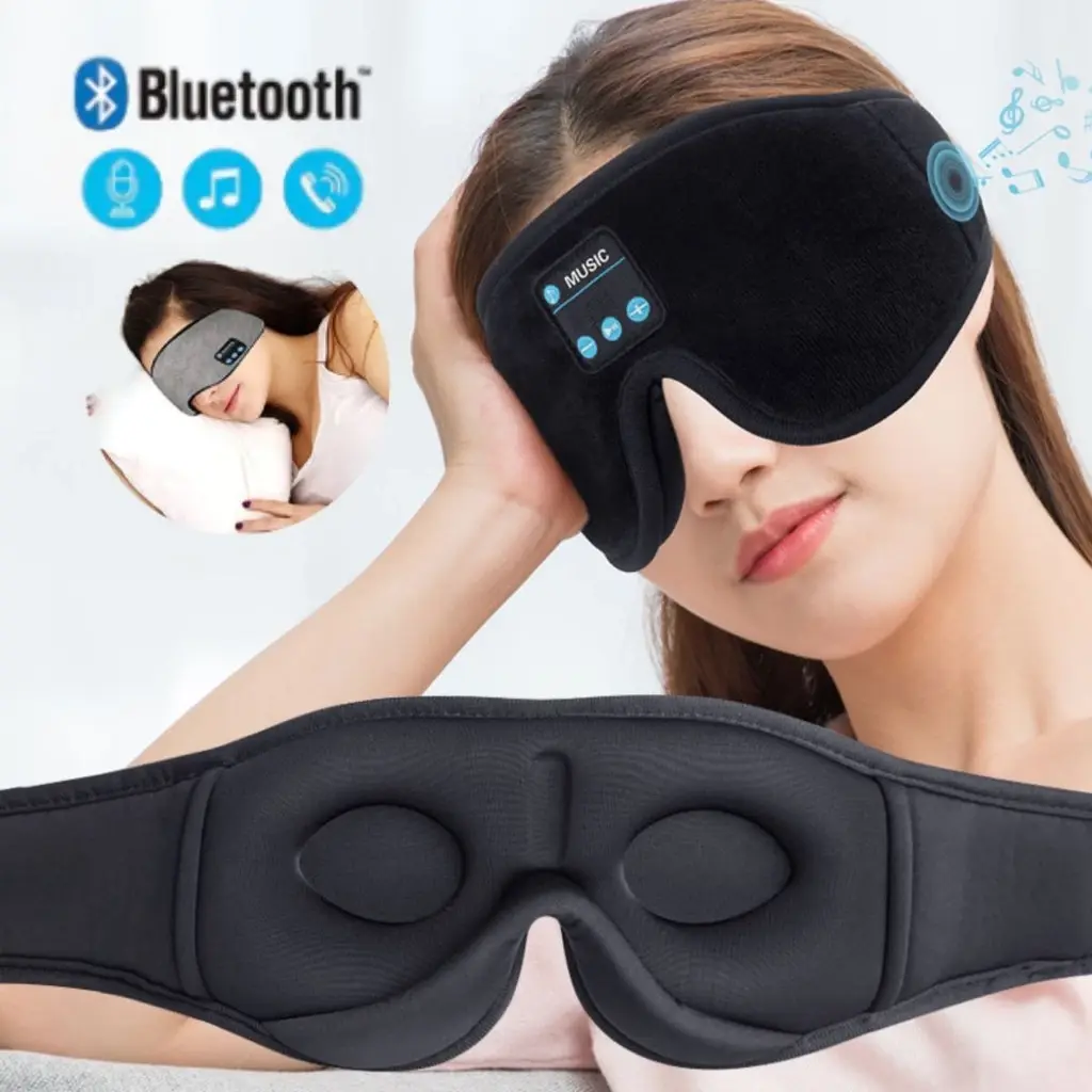 Máscara De Dormir com Fone De Ouvido Bluetooth Zuma Shop