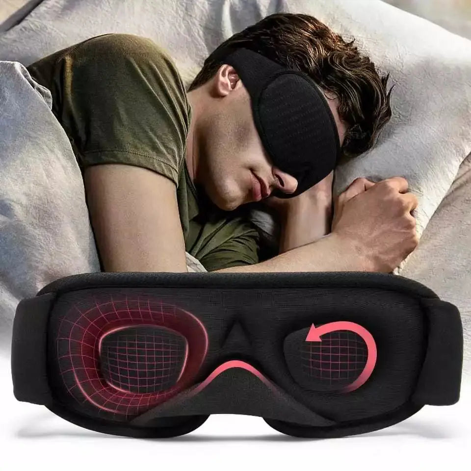 Máscara de Dormir Anatômica 3D com Espuma Zero Pressão Produtgy