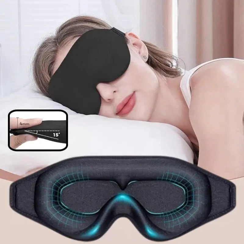 Máscara de Dormir Anatômica 3D com Espuma Zero Pressão Produtgy