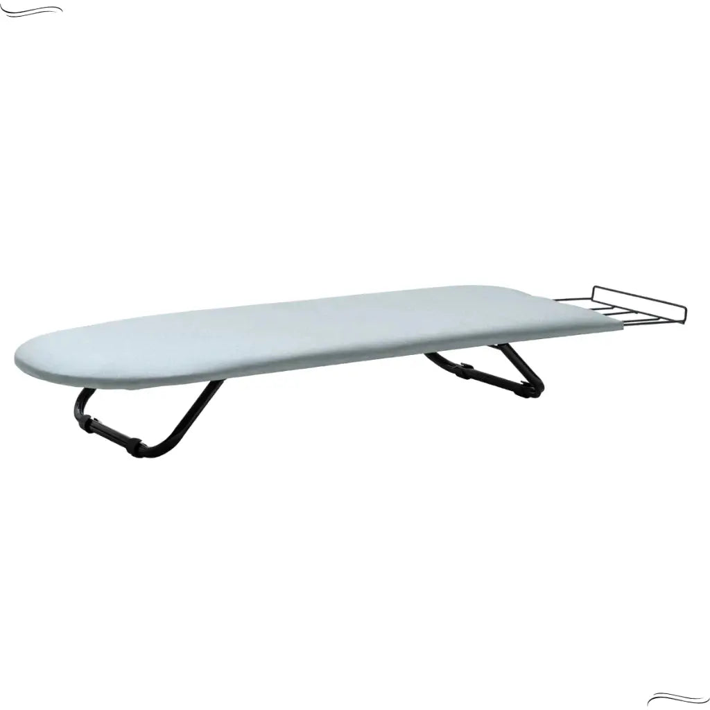 Mesa Tabua de Passar Roupa Portátil Passadeira Pé Dobrável Reforçado Tecido Térmico Cama Mesa Porta Ferro Não Queima AgoraFacilita