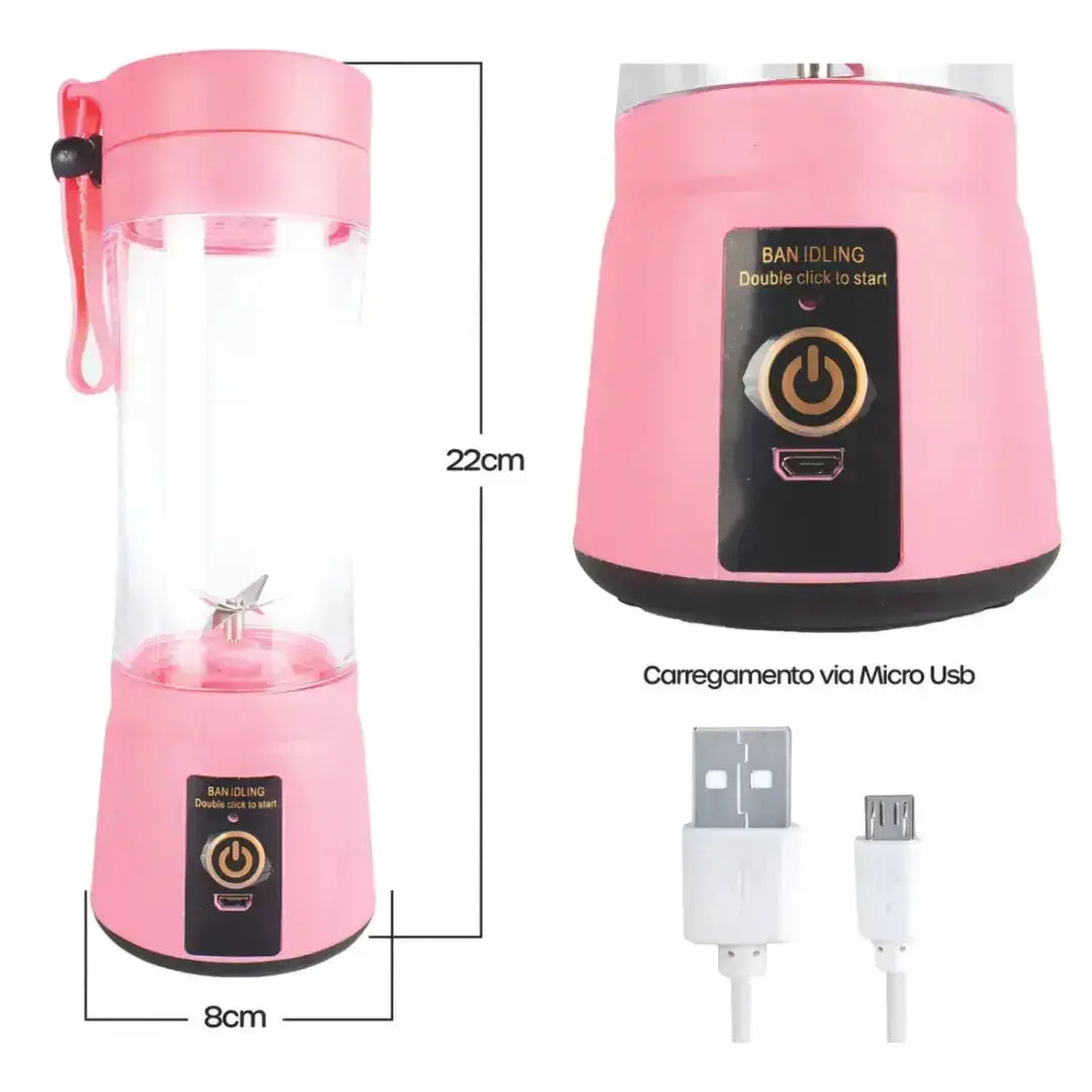 Mini Liquidificador Portátil USB Recarregável modern casa