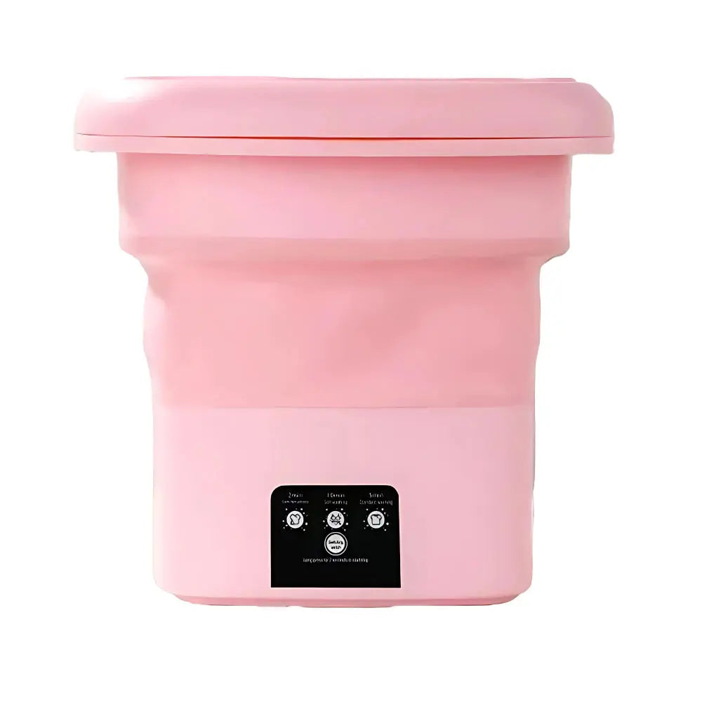 Mini máquina de lavar roupa dobrável portátil moderna automática roupa viagem bivolt TINNY YOU AgoraFacilita