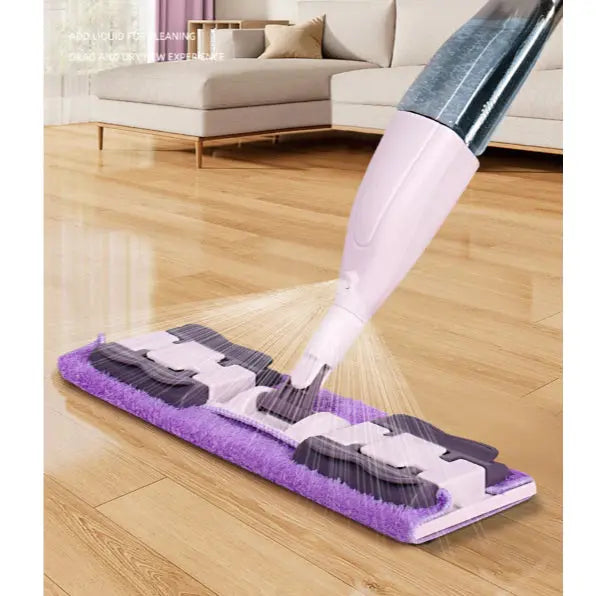 Mop Spray Rodo Inteligente Limpeza Flash Mágico Esfregão Dispenser COM 1 PANO AgoraFacilita