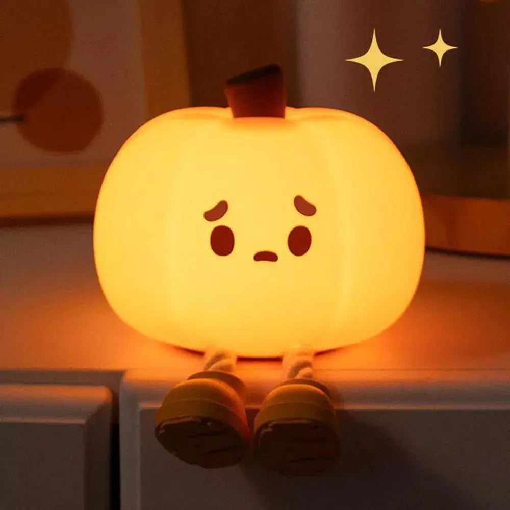 MrAbóbora - Luminária LED Noturna Abóbora AgoraFacilita