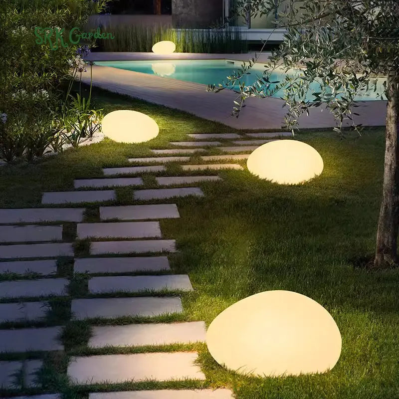 Pedra Iluminada Solar Decorativa magiadacasa