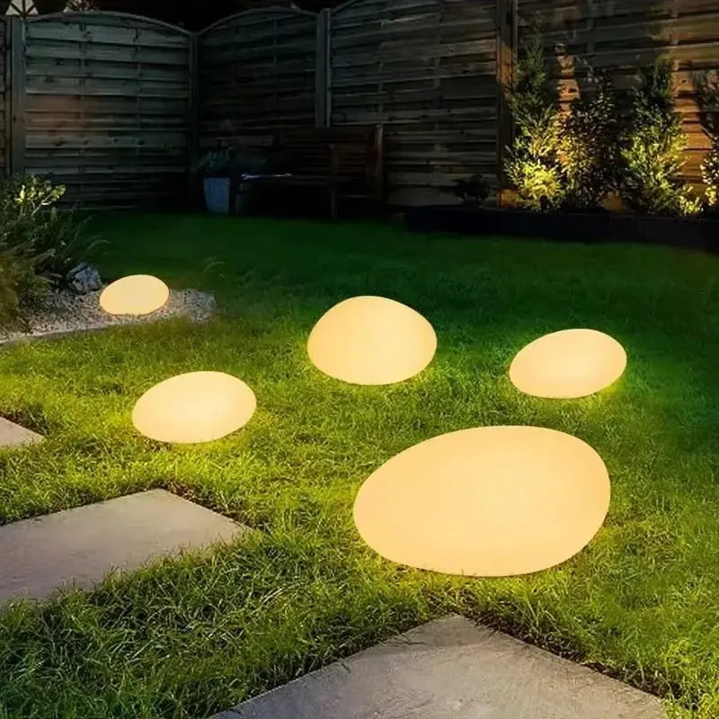 Pedra Iluminada Solar Decorativa magiadacasa